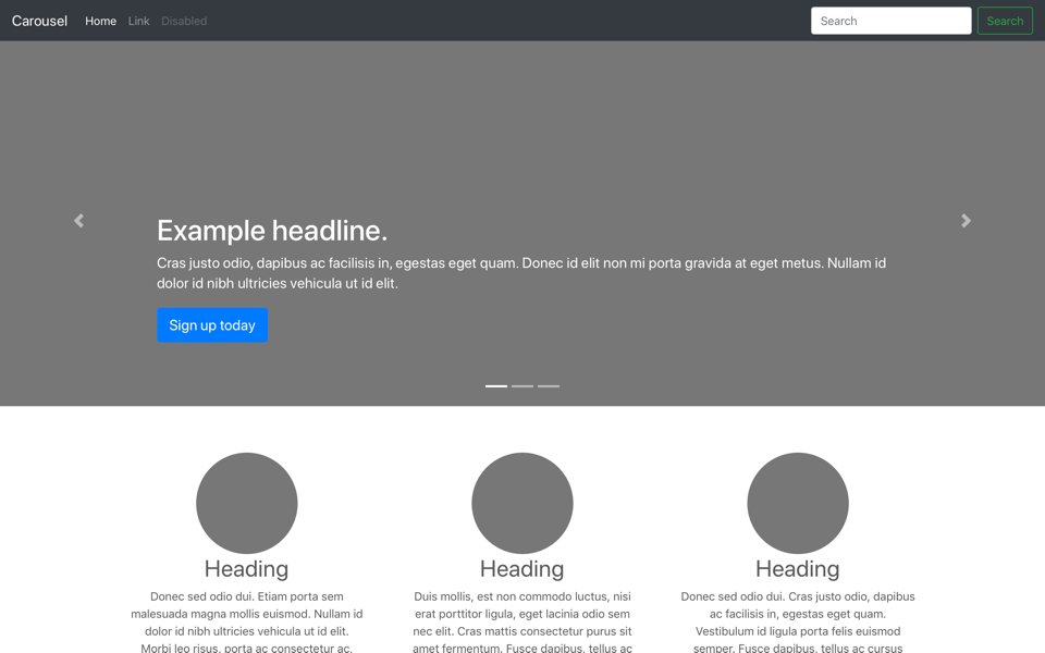 Examples bootstrap v4 v4 6 bootstrap 