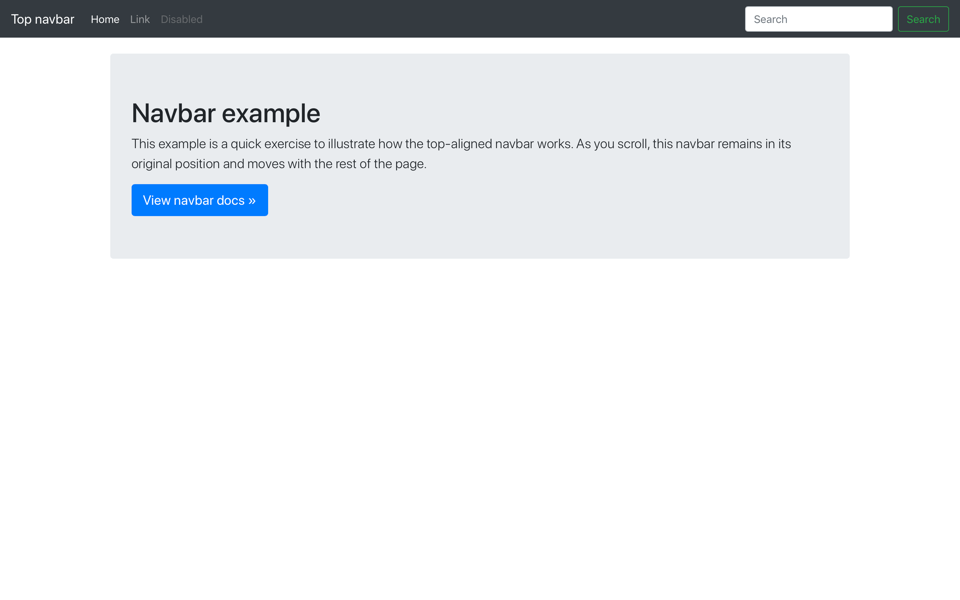 Examples bootstrap v4 v4 6 bootstrap 